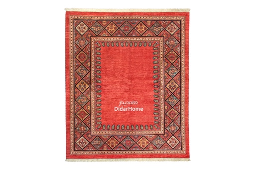 [13044685] فرش دستباف قشقایی طرح کفساده چهار متری