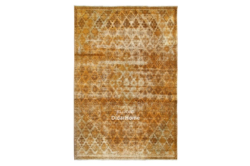 [31061681] فرش دستباف مدرن جوشقان طرح ترنجی شش متری