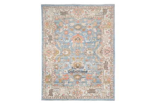 [52075303] فرش دستباف سلطان آباد طرح افشان نه متری