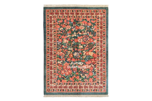 [42036328] فرش دستباف بیجار طرح هزارگل سه متری