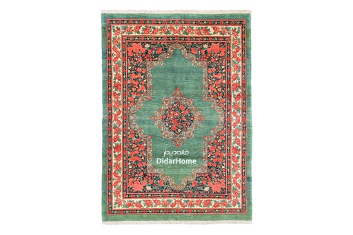 [41073756] فرش دستباف بیجار طرح ترنجی نه متری