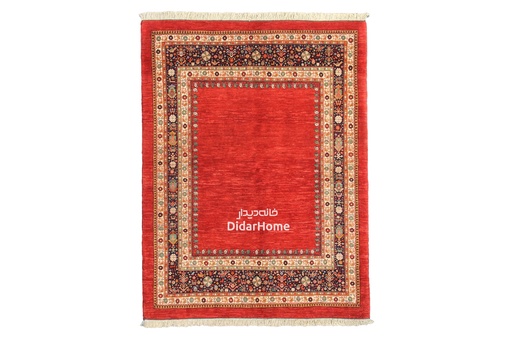 [13030378] فرش دستباف قشقایی طرح کفساده سه متری