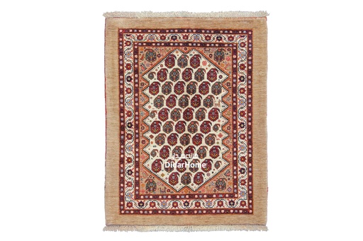 [62010519] فرش دستباف قشقایی طرح افشان ذرع و نیم