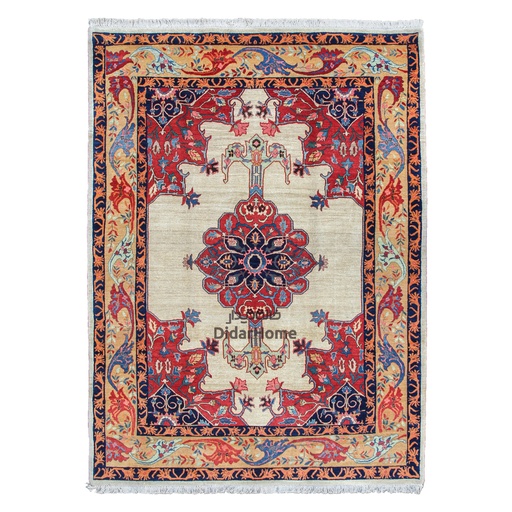 [61041889] فرش دستباف بیجار طرح ترنجی چهار متری