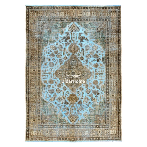 [51060564] فرش دستباف مدرن تبریز طرح ترنجی شش متری