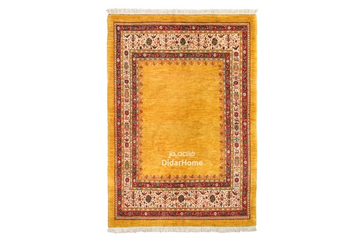 [33031219] فرش دستباف قشقایی طرح کفساده چهار متری