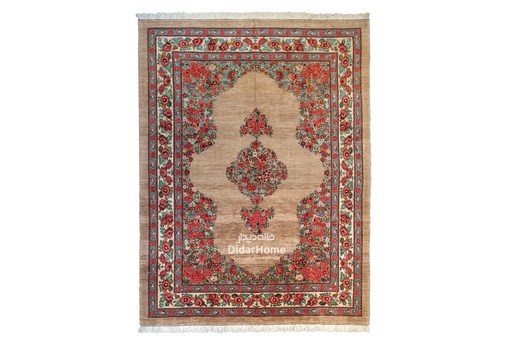 [61081223] فرش دستباف بیجار طرح ترنجی نه متری