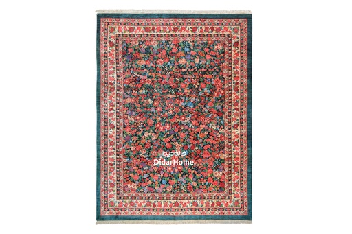 [42086010] فرش دستباف بیجار طرح هزارگل نه متری