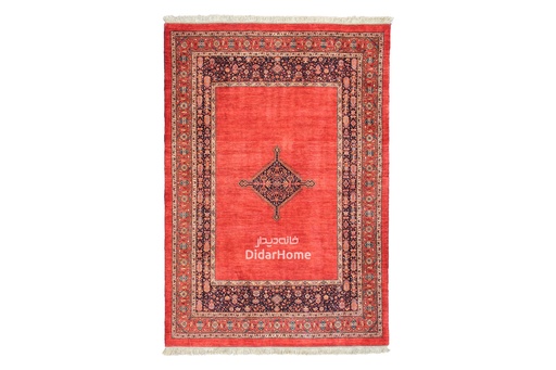 [11046533] فرش دستباف قشقایی طرح ترنجی چهار متری