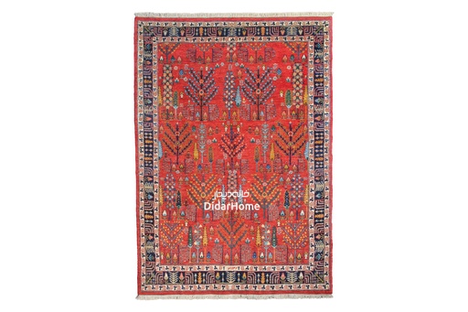 [12061408] فرش دستباف بیجار طرح درخت زندگی شش متری