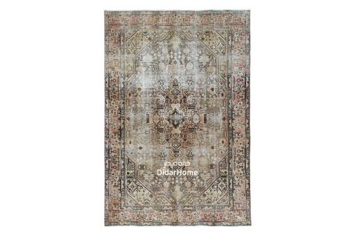 [61055699] فرش دستباف مدرن تبریز طرح ترنجی شش متری