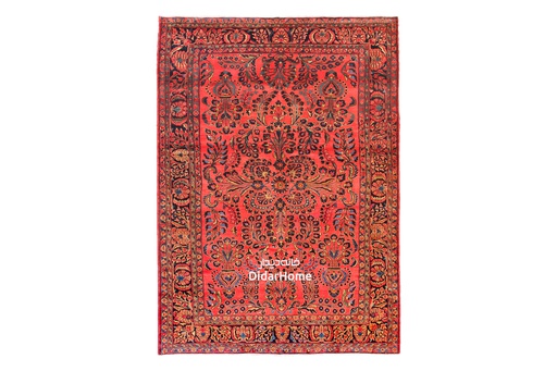 [12080224] فرش دستباف آنتیک لیلیان طرح افشان نه متری