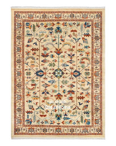 [62092602] فرش دستباف هریس طرح افشان نه متری