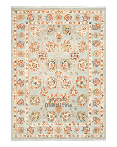 [72091837] فرش دستباف سلطان آباد طرح افشان ۹/۳۶ متری (زیگلر محل)