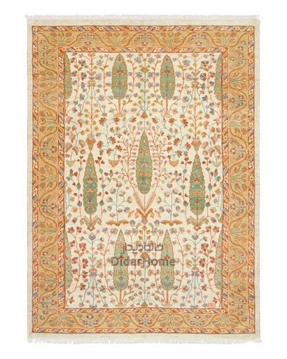 [62041839] فرش دستباف سلطان آباد طرح افشان چهار متری (زیگلر محل)