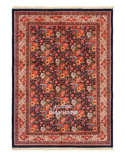 [92097518] فرش دستباف بیجار طرح افشان نه متری