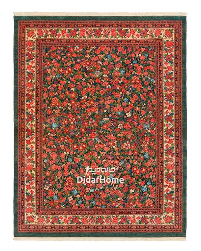 [42127453] فرش دستباف بیجار طرح هزارگل ۱۲/۵۶ متری