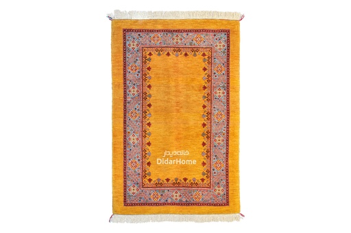 [33019010] فرش دستباف قشقایی طرح کفساده ذرع و نیم