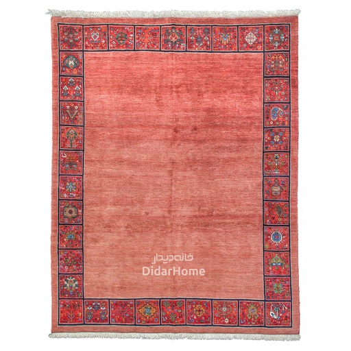 [13066009] فرش دستباف قشقایی طرح کفساده شش متری