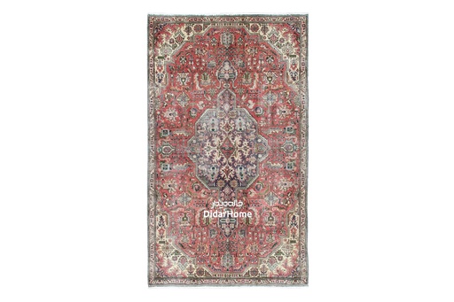 [11035628] فرش دستباف مدرن تبریز طرح ترنجی چهار متری