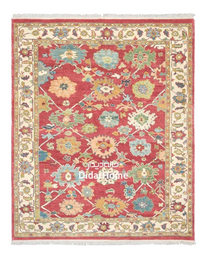 [12037113] فرش دستباف سلطان آباد طرح افشان چهار متری (زیگلر محل)