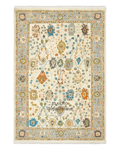 [62047114] فرش دستباف سلطان آباد طرح افشان چهار متری (زیگلر محل)