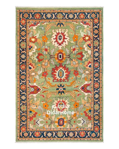 [42066174] فرش دستباف هریس طرح افشان شش متری