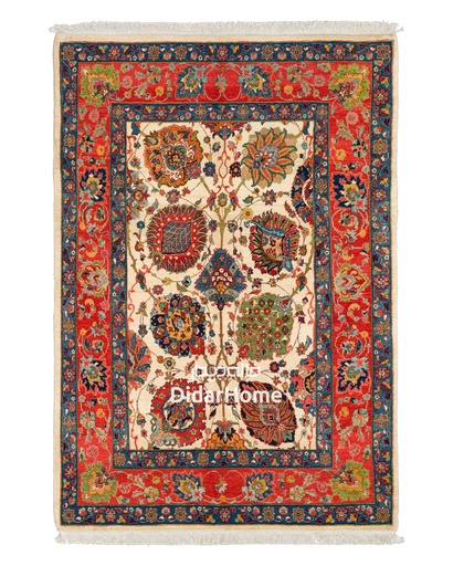 [62021988] فرش دستباف تبریز  ۴۵ رج طرح افشان ذرع و نیم