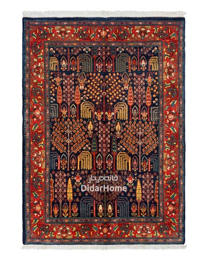 [92024526] فرش دستباف بیجار گروس طرح درخت زندگی سه متری