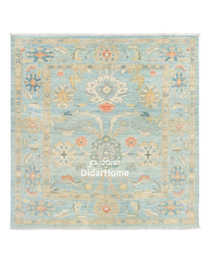 [52051433] فرش دستباف سلطان آباد طرح افشان شش متری (زیگلر محل)