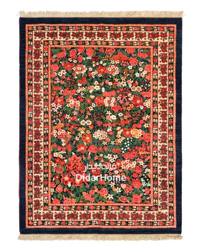 [92037639] فرش دستباف بیجار طرح هزارگل سه متری