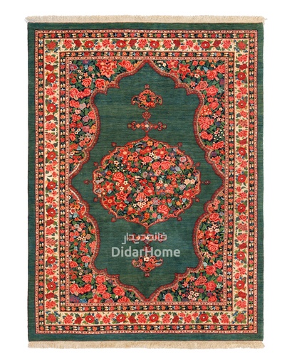 [41067596] فرش دستباف بیجار طرح هزارگل ۶/۴۳ متری