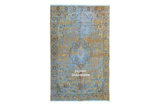 [51010115] فرش دستباف مدرن تبریز طرح ترنجی ذرع و نیم