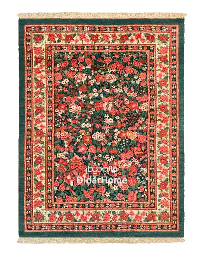 [42047648] فرش دستباف بیجار طرح هزارگل ۴/۱۷ متری