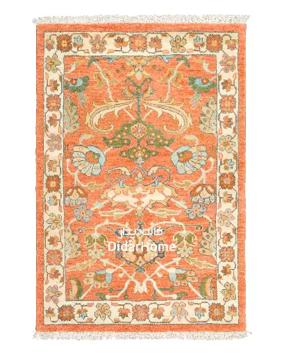 [12011871] فرش دستباف سلطان آباد طرح افشان ۱/۶۶ متری (زیگلر محل)