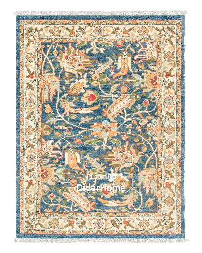 [92021874] فرش دستباف سلطان آباد طرح افشان ۲/۹۳ متری (زیگلر محل)