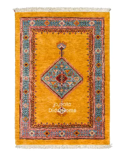 [31020119] فرش دستباف قشقایی طرح ترنجی ۲/۰۴ متری