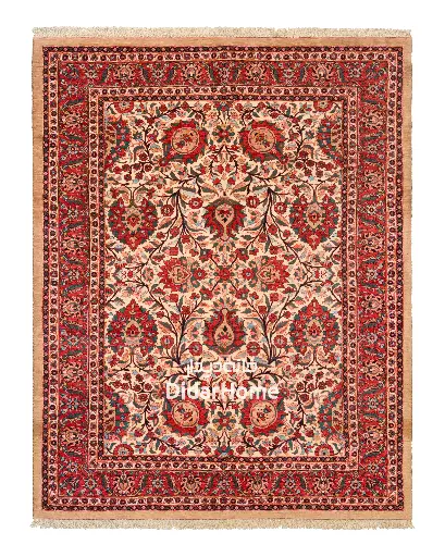 [62087674] فرش دستباف بیجار طرح افشان ۸/۸۴ متری