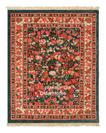 [42037695] فرش دستباف بیجار طرح هزارگل ۳/۷۸ متری