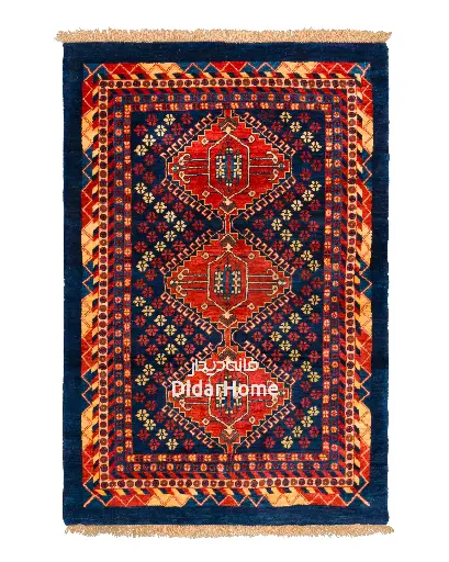 [91013188] فرش دستباف بختیاری طرح ترنجی ۱/۱۵ متری