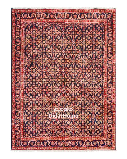 [92074748] آنتیک ارمنی باف سراسر ماهی سرمه ای