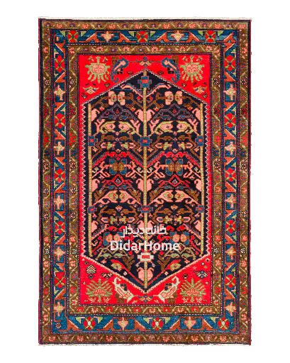 [92024721] فرش دستباف آنتیک ملایر طرح افشان ۲/۶۰ متری