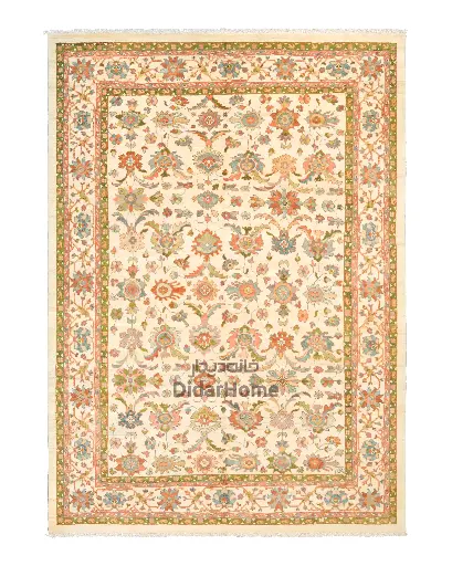 [62091903] فرش دستباف سلطان آباد طرح افشان ۹/۶۲ متری (زیگلر محل)