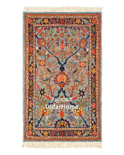 [52023099] فرش دستباف بیجار گروس طرح افشان ۲/۲۷ متری