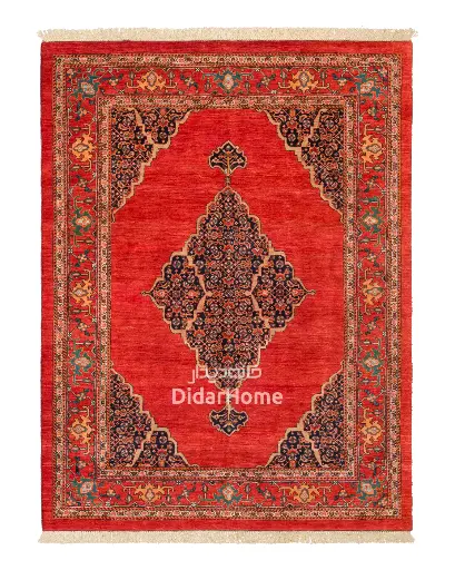 [11047745] فرش دستباف بیجار طرح ترنجی ۴/۸۷ متری