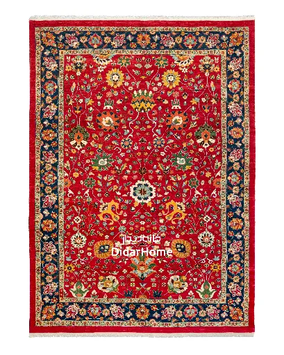 [12092505] فرش دستباف تبریز طرح افشان ۹/۲۱ متری