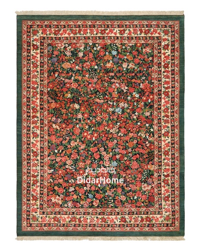 [92097955] فرش دستباف بیجار طرح هزارگل ۹.۰۴ متری