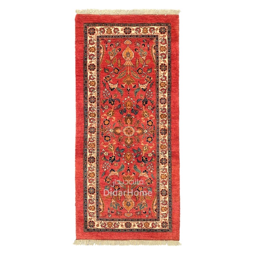 [16012336] کناره دستباف بیجار طرح افشان