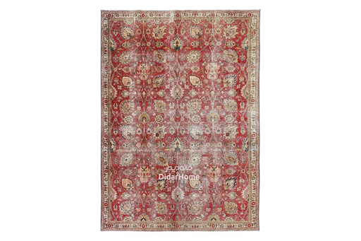 [12065747] فرش دستباف مدرن تبریز طرح افشان شش متری