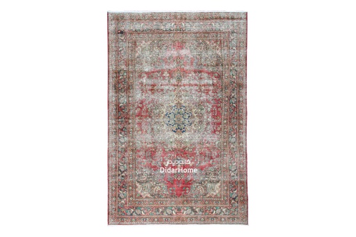 [11055401] فرش دستباف مدرن تبریز طرح ترنجی شش متری